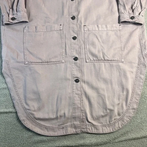 Antropologie PILCRO Utility Dress Women's‎ Large Button Front Pink - Picture 15 of 15